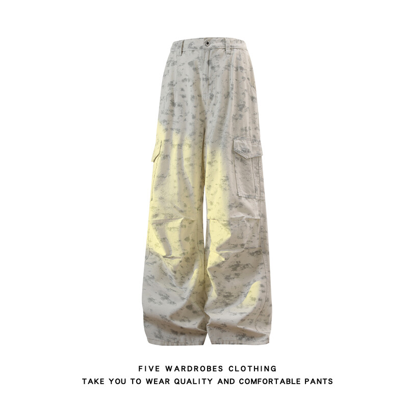 男装休闲裤其它（服饰）宽松型中腰长裤3XL2XLXLSML青春流行青年