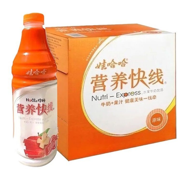 26年4月 娃哈哈营养快线牛奶果汁饮料饮品大瓶原味1.25L*6瓶
