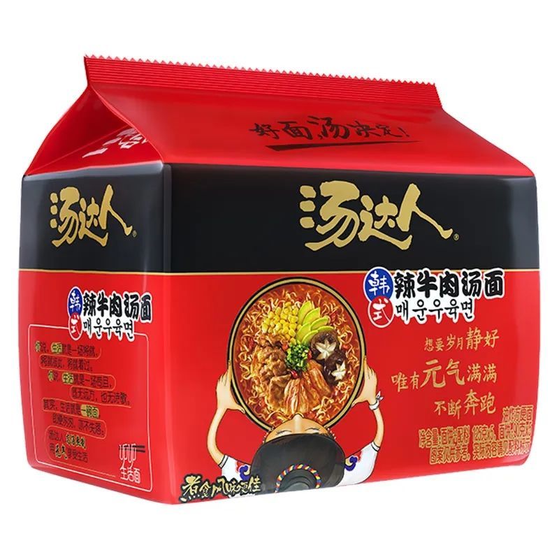 统一方便面汤达人韩式牛肉汤日式豚骨酸酸辣辣罗宋汤方便面泡面