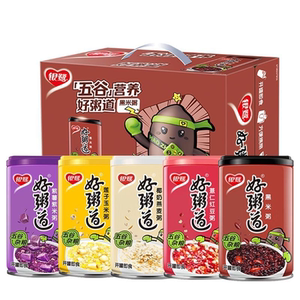 银鹭好粥道八宝粥黑米紫薯红豆粥280g*12罐早餐粥速食粥