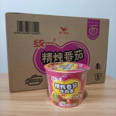 统一精炖番茄牛肉面12桶