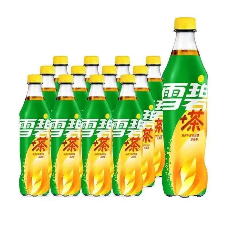 【新品 3月新货】 雪碧茶雪碧+茶经典柠檬茶风味饮料500ml*12瓶