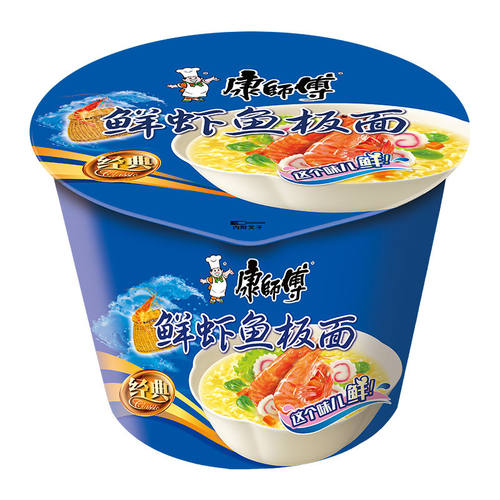 康师傅方便面鲜虾鱼板面12桶速食面冲泡面红烧牛肉面