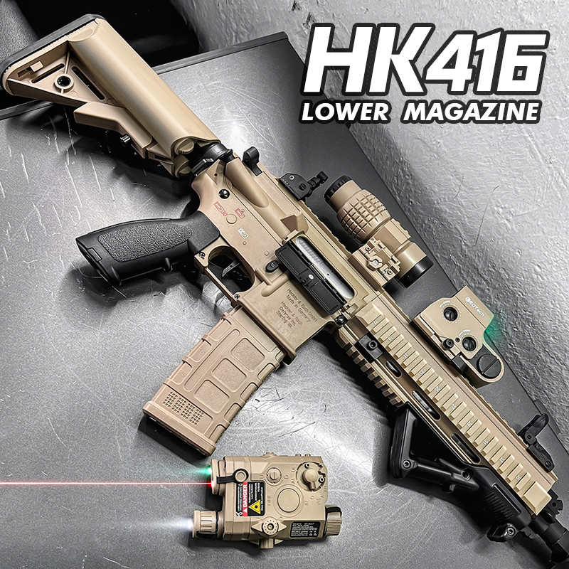 HK416博涵电动连发玩具枪男孩cs吃鸡对战模型成人回膛下场发射器 玩具/童车/益智/积木/模型 电动玩具枪 原图主图