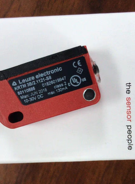 原装德国LEUZE劳易测色标传感器 KRTM 3B/2.1121-S8 货号50110585