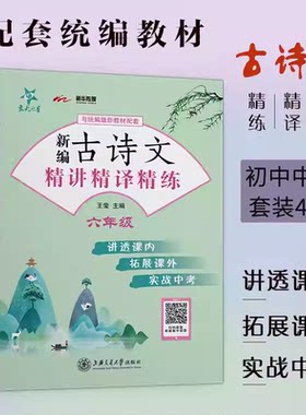 新编古诗文精讲精译精练六七八