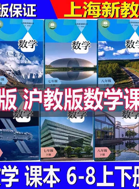 上海沪教版初中数学教材全套6789