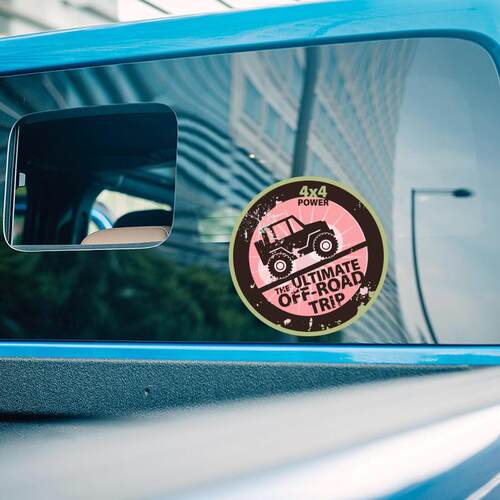 新品吉普车JEEP越野SUV一族4X4 OFFROAD改装电动汽车装饰反光贴纸