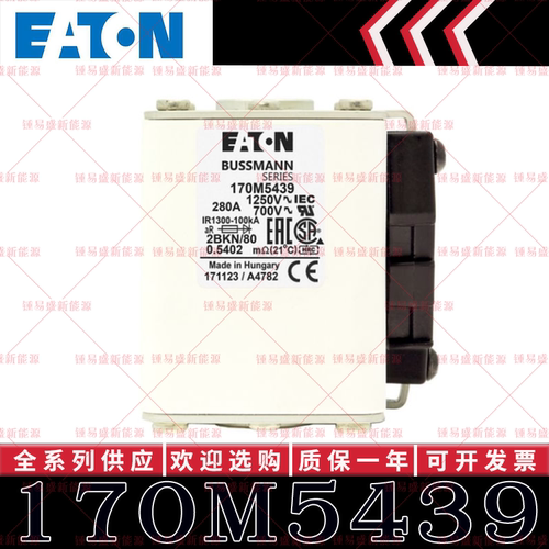 170M系列巴斯曼快速熔断器 170M5438 170M5439 170M5440 170M5441