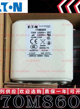 170M系列巴斯曼快速熔断器 170M8604 170M8605 170M8606 170M8607