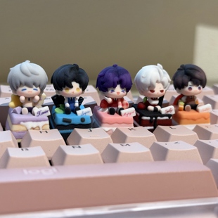 恋与深空沈星回黎深祁煜秦彻夏以昼键帽机械键盘立体按键帽