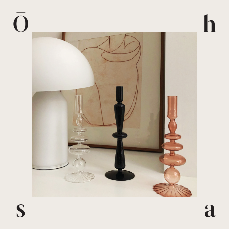 现货| Ohas自营Vintage复古玻璃烛台装饰拍照礼物在类目 家居饰品, 蜡烛/烛台, 烛台中 - 来自Buy2taobao.com提供专业的淘宝代购服务