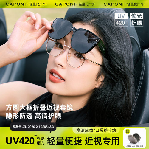 CAPONI可折叠方框套镜2026新款