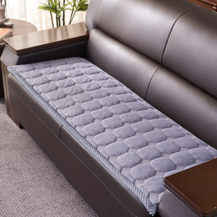 办公室毛绒沙发垫真皮沙发防滑垫子新款红木长椅沙发座垫保暖椅垫