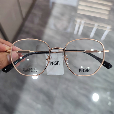 帕莎近视眼镜框纯钛超轻配高度数