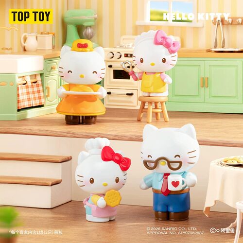 新品HelloKitty小小家族系列盲盒