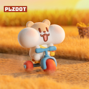 PLZDOT奶茶鼠定格瞬间系列盲盒MINI潮玩可爱植绒公仔手办摆件礼物