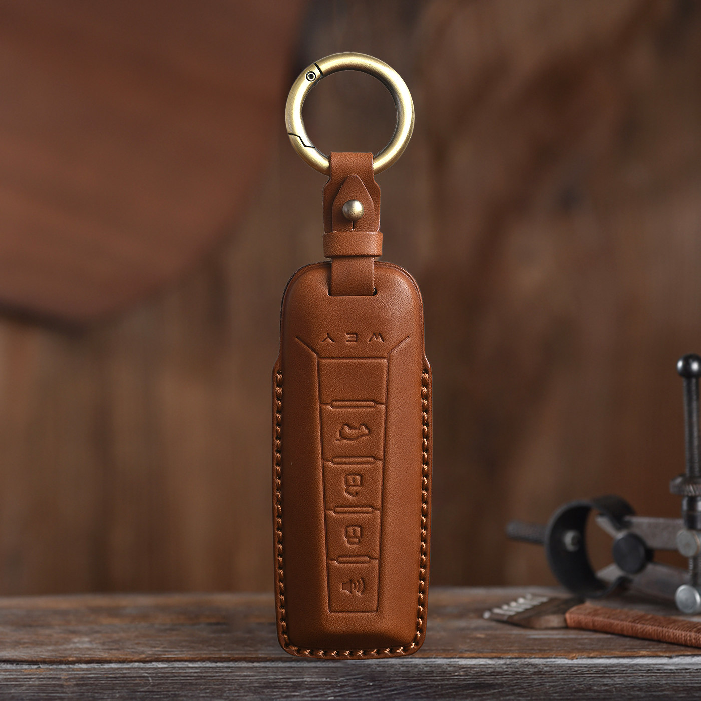 适用于长城魏派钥匙套WEY/VV5/VV6/VV7汽车真皮包壳