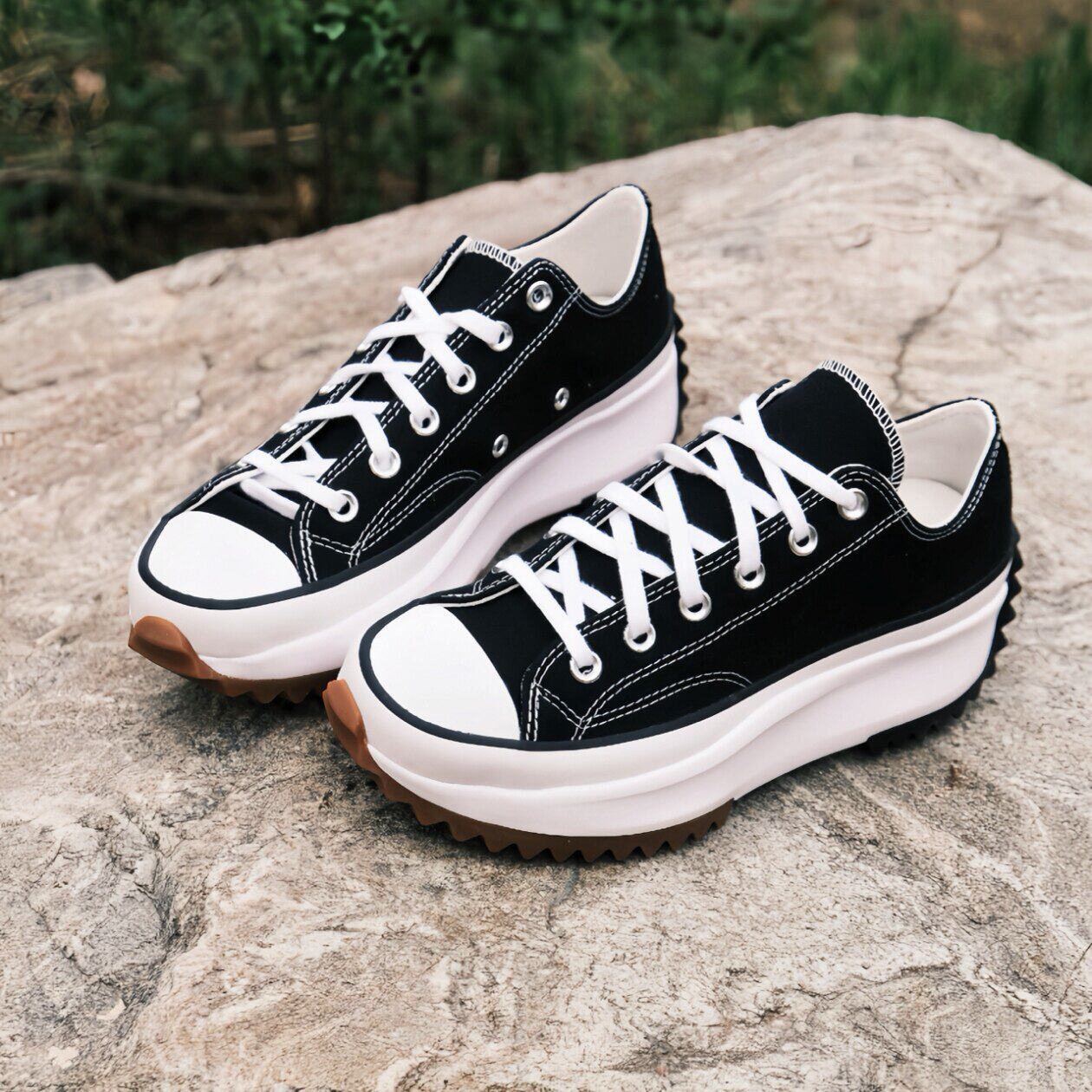 Converse Run Star Hike正品匡威厚底增高鞋男女同款松糕帆布鞋