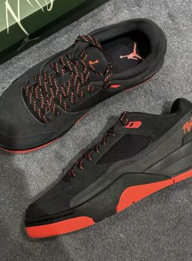 耐克Jordan Flight Court 福来鞋防滑耐磨低帮圆头复古篮球鞋