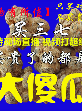 云南文山春三七20头30头田七500克正品可免费视频代打超细三七粉