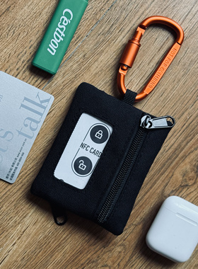 机能挂包运动银行卡包男款身风证卡包nfc卡可刷透明挂脖耳机包