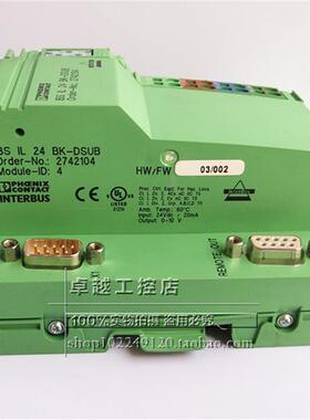 原装菲尼克斯控制模块主机 IBS IL 24 BK-DSUB  2742104  现货