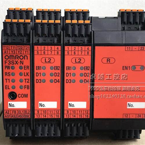 原装欧姆* 安全控制器组件 F3SX-N-L2R  24VDC现货 F3SX-N-L2L2R