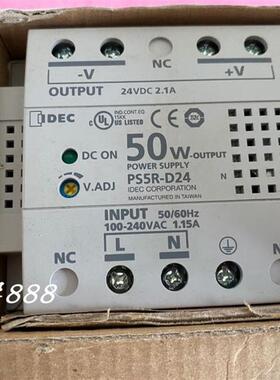 原装导轨式开关电源PS5R-D2450W输入100-240V输出24V 2.1A