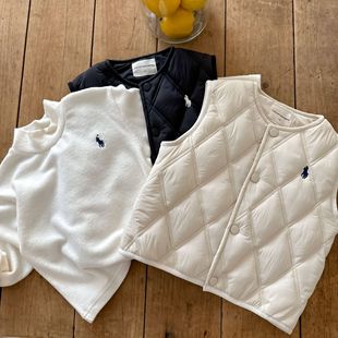 宝宝夹丝绵马甲秋冬婴儿小马甲儿童内胆轻薄保暖男宝外穿背心外套