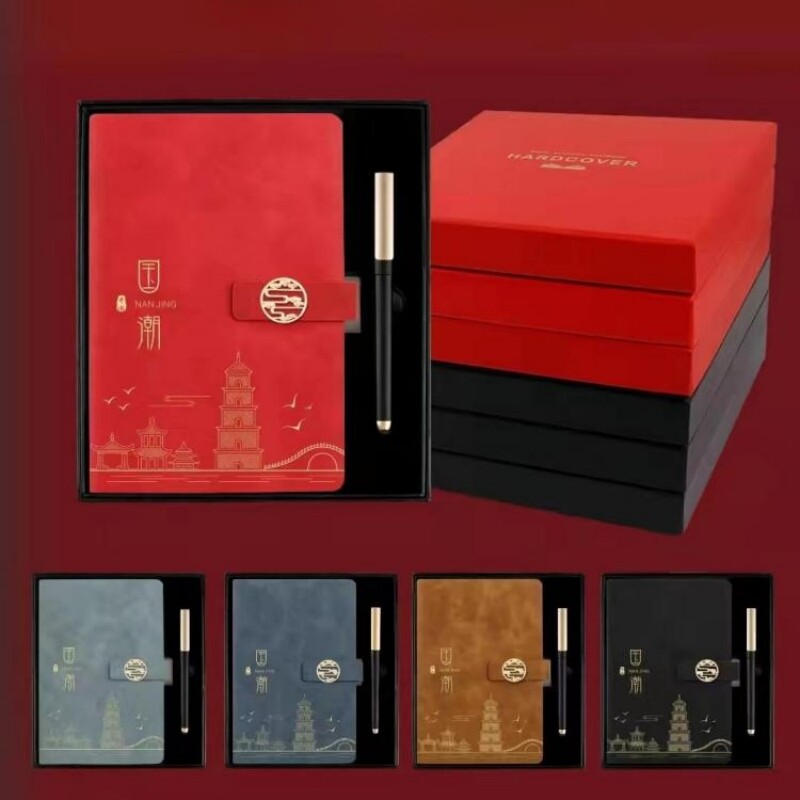 中国风文创笔记本奥卡思精品礼盒国潮加厚记事本子商务礼品纪念品图片