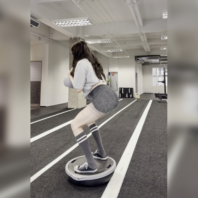 高腰紧身云感瑜伽裤灰豹纹图片色日常健身小众舒适穿搭女款