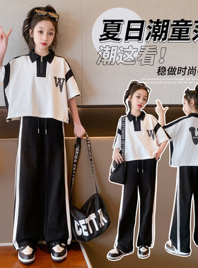林溪小屋棉布2件女童网红套装