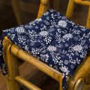 竹凳竹椅子棉麻茶馆餐馆围炉煮茶民宿民族风复古防滑椅垫坐垫屁垫