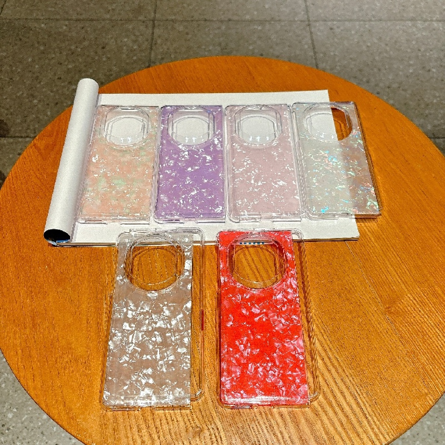 璀璨贝壳纹华为MateX7手机壳