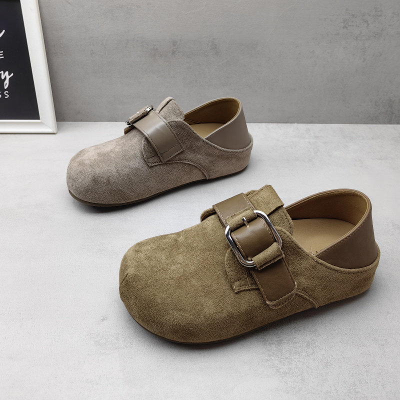 2026春秋款绒面内增高舒适勃肯鞋魔术贴防滑乐福鞋百搭休闲女单鞋,女鞋,勃肯鞋/软木鞋,淘宝优惠券,粉丝福利购,淘宝优惠卷