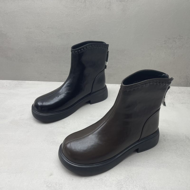 2025秋冬款英伦风切尔西靴