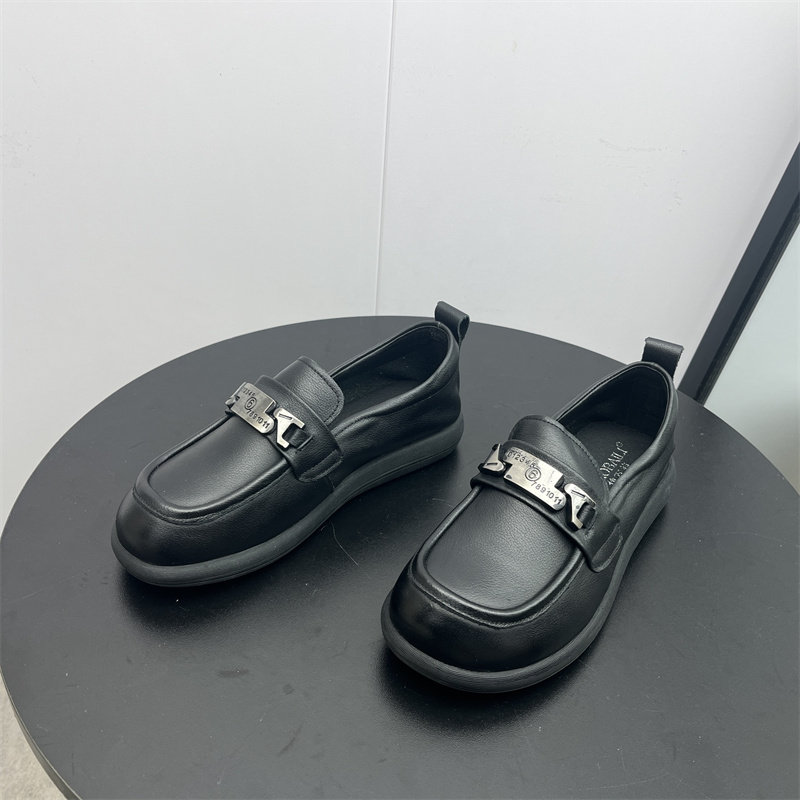 清仓2025春季真皮女鞋英伦软底防滑低跟方跟圆头乐福鞋牛皮女单鞋,女鞋,乐福鞋（豆豆鞋）,淘宝优惠券,粉丝福利购,淘宝优惠卷