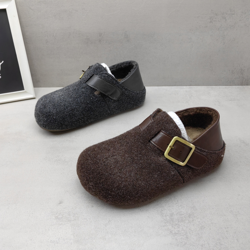 冬季加绒保暖内增高女款勃肯鞋