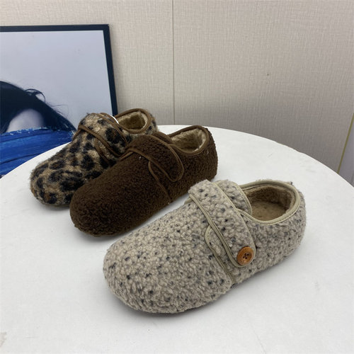 冬季加绒保暖内增高女款勃肯鞋