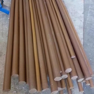 聚四氟乙烯填充40%铜粉棒 PTFE  铁特氟龙 密封耐磨 金黄  咖啡