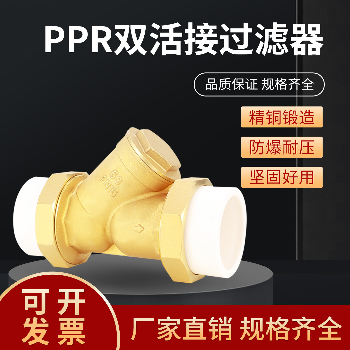 全铜加厚暖气管道水管PPR热熔
