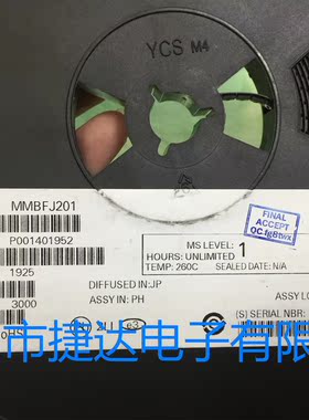 MMBFJ201  SOT-23  丝印62P   ON原装进口现货
