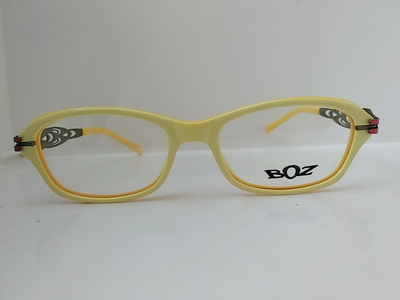 BOZ PLATINE 1314 黄色 眼镜 女平面镜