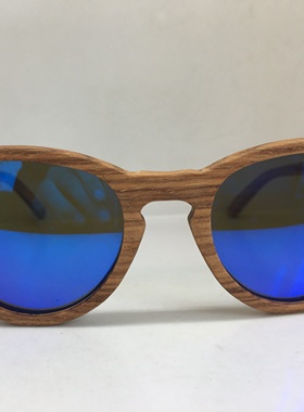 Maili 复古框实木框架太阳镜偏光墨镜