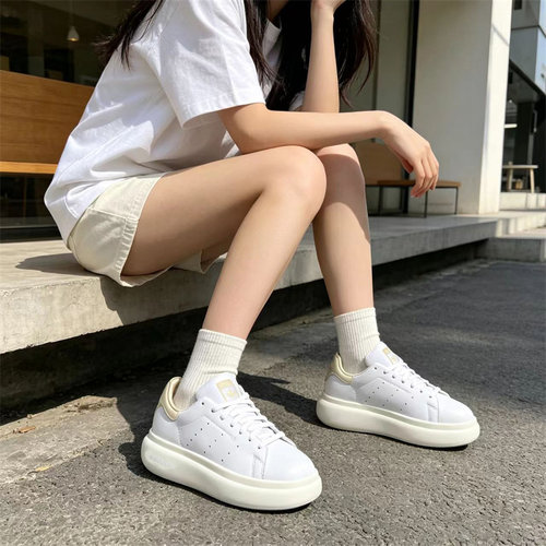 Adidas/阿迪达斯 三叶草 Stan Smith PF 小白鞋厚底休闲鞋 IF7005