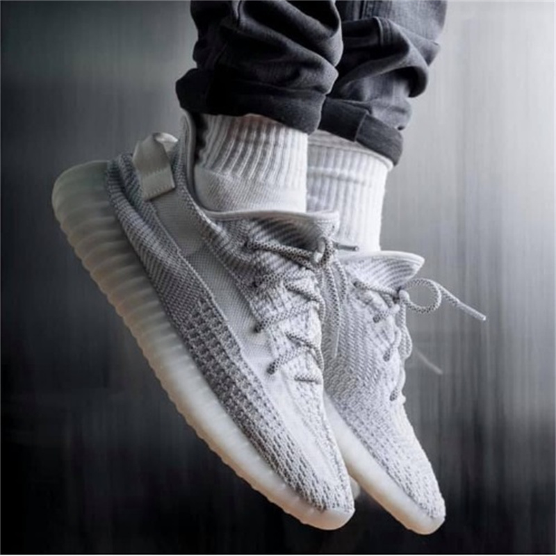 Adidas阿迪椰子350灰白天使