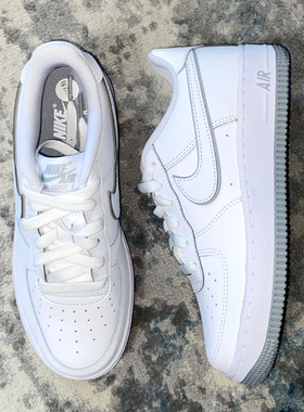 Nike耐克 Air Force1 空军一号 全白AF1 男子低帮板鞋 DV0788-100