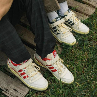 FORUM LOW Adidas 板鞋 三叶草 男女休闲鞋 HR0557 阿迪