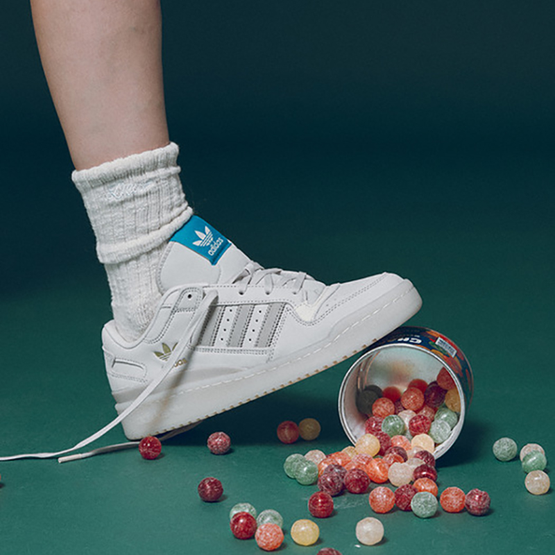 Adidas阿迪达斯 三叶草 FORUM LOW 复古耐磨 运动休闲板鞋 HQ1506